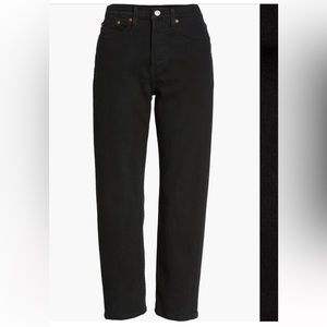 Levi’s Black Wedgie Straight Jeans S 27